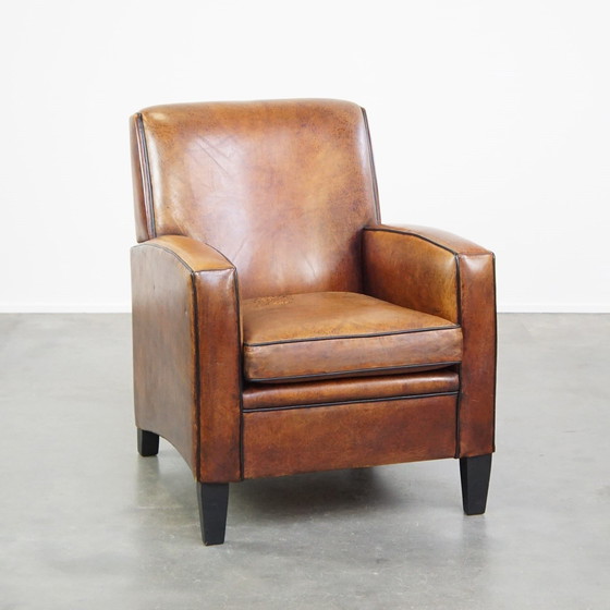 Image 1 of Vintage Schapenleren Design Armchair 