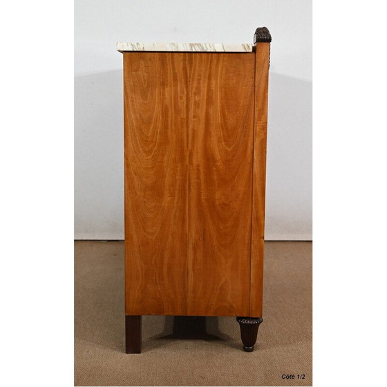 Image 1 of Vintage Art deco serveertafel in ceylon blond mahonie, jaren 1900