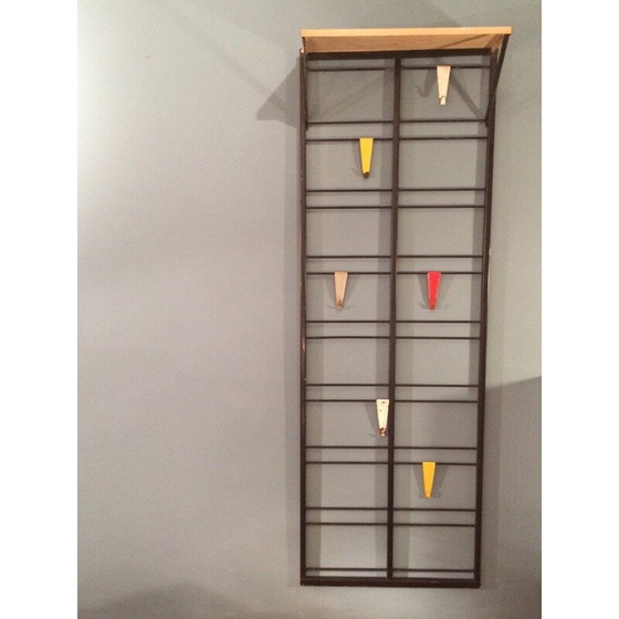 Image 1 of Vintage metalen kapstok door Tjerk Reijenga voor Pilastro, 1950