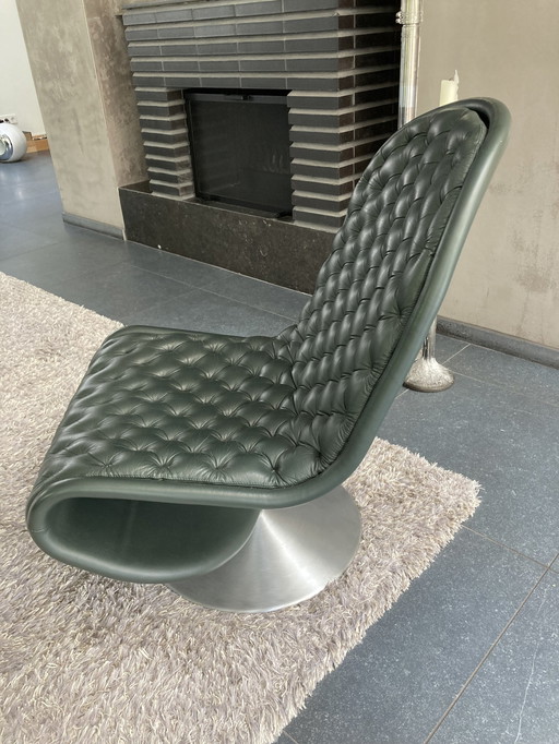 Verner Panton Leather System 123 Chair