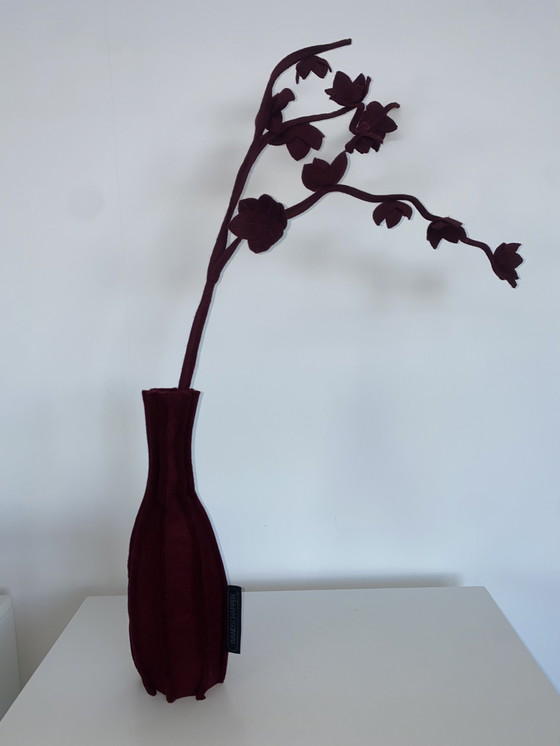 Image 1 of Kunstwerk Felt Plant Vaas Van Wandschappen