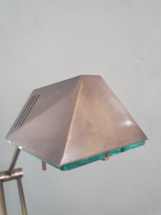 Image 1 of Vintage Relco brass wandlamp