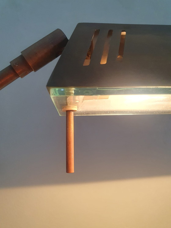 Image 1 of Vintage Relco brass wandlamp