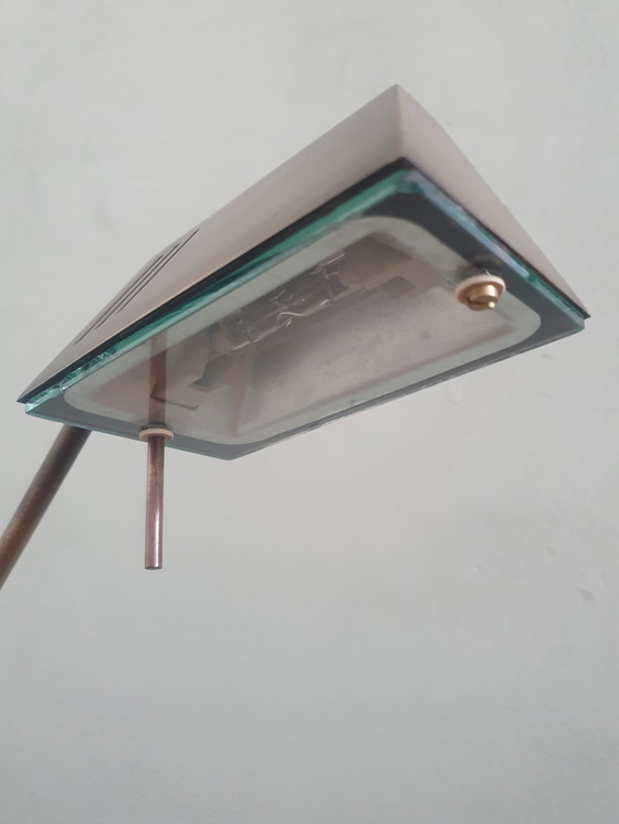 Image 1 of Vintage Relco brass wandlamp