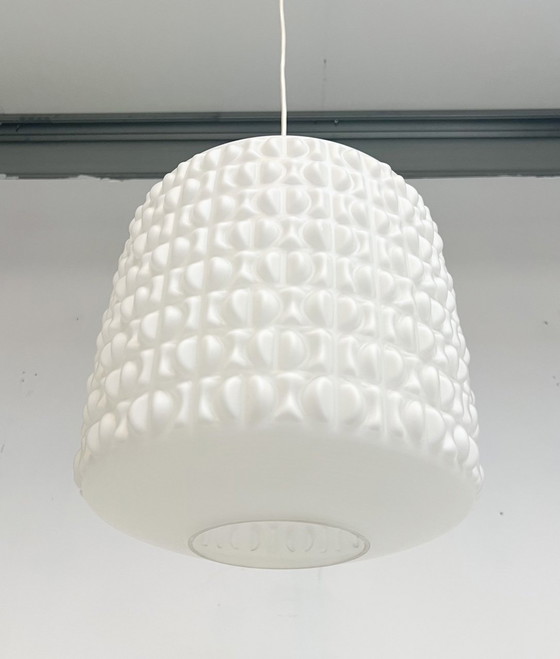 Image 1 of Opalen Plafondlamp Van Aloys F. Gangkofner Voor Peill & Putzler, 1960'S