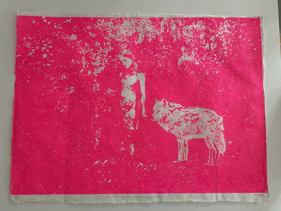 Image 1 of Linoprint Erna Kuik