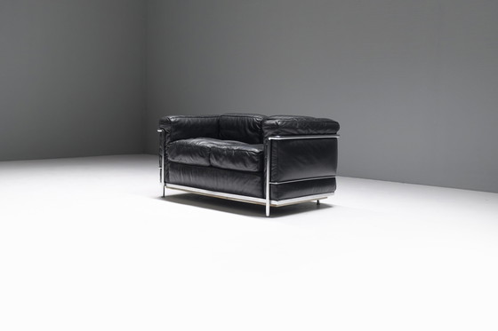 Image 1 of LC 2 set 1978 - Le Corbusier, Pierre Jeanneret & Charlotte Perriand - Cassina