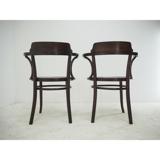 Image 1 of Paar vintage eetkamerstoelen van Thonet, jaren 1920