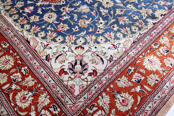 Image 1 of Origineel Perzisch tapijt Qom/Ghom Zuiver zijde 118 X 80 Cm Top staat