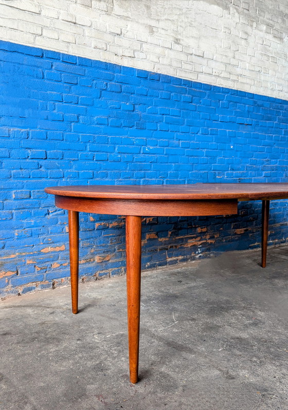 Image 1 of Midcentury uitschuifbare tafel, Denemarken, 1960