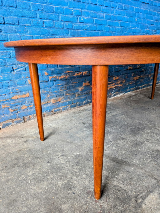 Image 1 of Midcentury uitschuifbare tafel, Denemarken, 1960