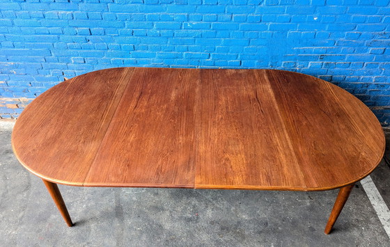 Image 1 of Midcentury uitschuifbare tafel, Denemarken, 1960