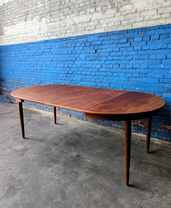 Image 1 of Midcentury uitschuifbare tafel, Denemarken, 1960