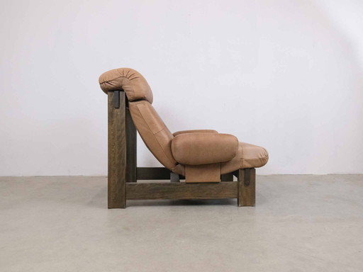 Vintage Brutalistische Loungestoel Midden Eeuw