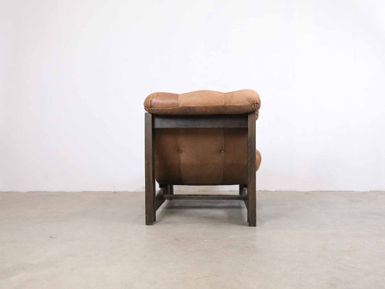 Image 1 of Vintage Brutalistische Loungestoel Midden Eeuw