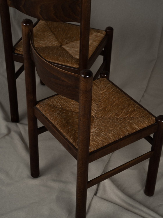 Image 1 of 4x Vintage Franse stoelen