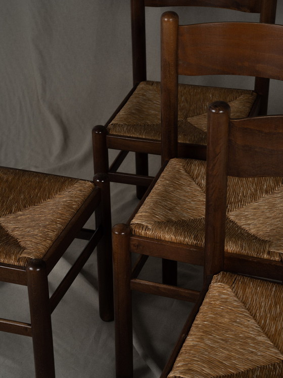 Image 1 of 4x Vintage Franse stoelen