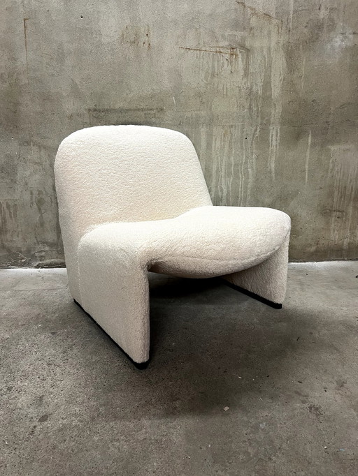 Loungestoel Alky Stoel Giancarlo Piretti / Castelli Met Nieuwe Hoes 70er jaren