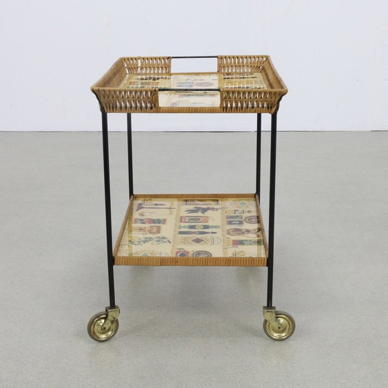 Image 1 of Vintage Serveerwagen Trolley, 1960S