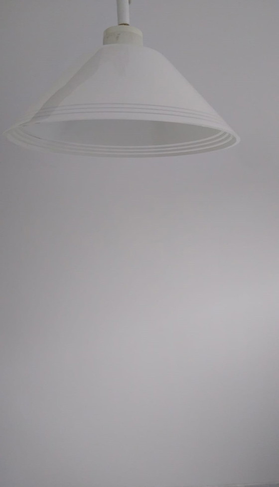 Image 1 of IGuzzini design A. Pozzi, Grote zeldzame hanglamp