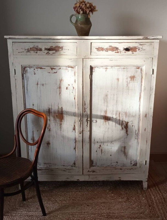 Image 1 of Hoog Antiek Parijse Dressoir