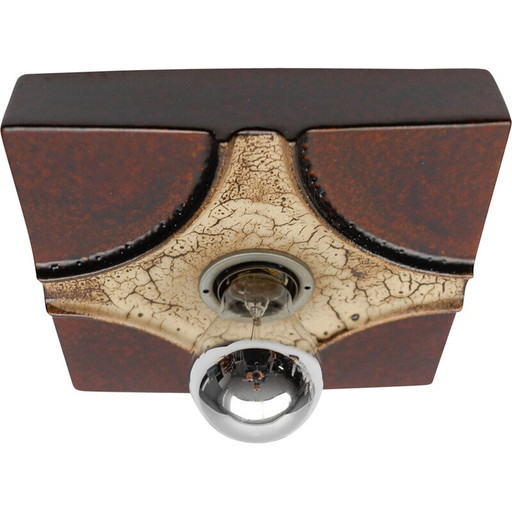 Set van 6 vintage keramische wandlampen van Pan Keramik, 1960