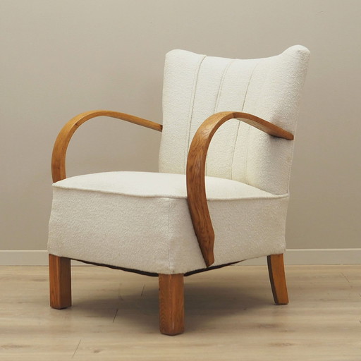 Eikenhouten fauteuil, Art Déco, 1950S, Productie: Denemarken