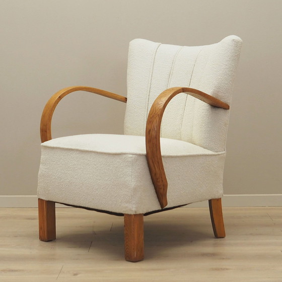 Image 1 of Eikenhouten fauteuil, Art Déco, 1950S, Productie: Denemarken