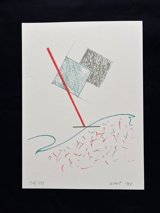 Image 1 of Zeefdruk Hannes Postma - Kerst