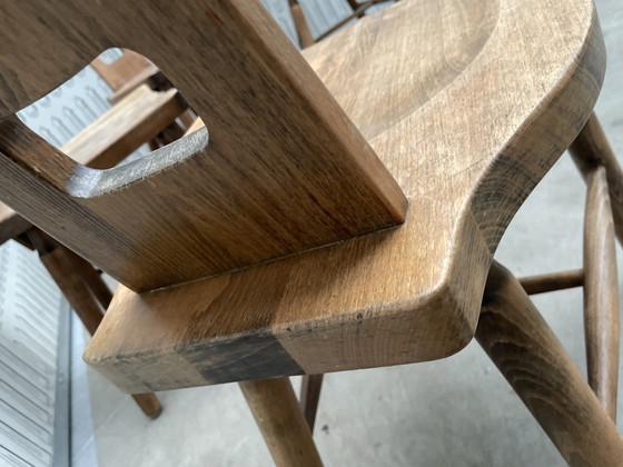 Image 1 of 4X Vintage Brutalist Design Stoelen