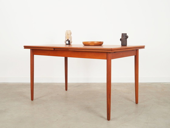 Image 1 of Teakhouten tafel, Deens ontwerp, 1970S, Productie: Denemarken