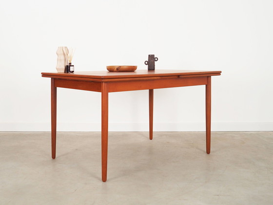 Image 1 of Teakhouten tafel, Deens ontwerp, 1970S, Productie: Denemarken