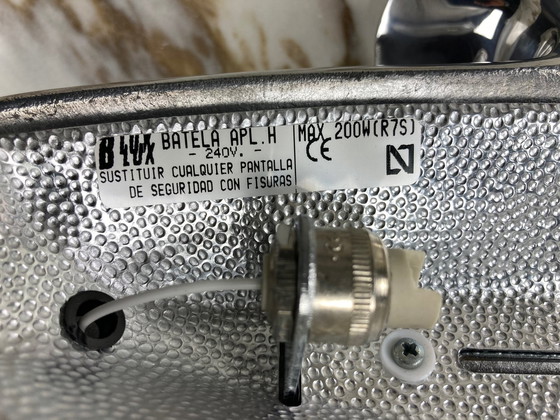 Image 1 of Wandlampen, Art Deco, Post Modern, Luxe Verlichting, Jorge Pensi, Aluminium, Magnesium, Zilver, Vintage