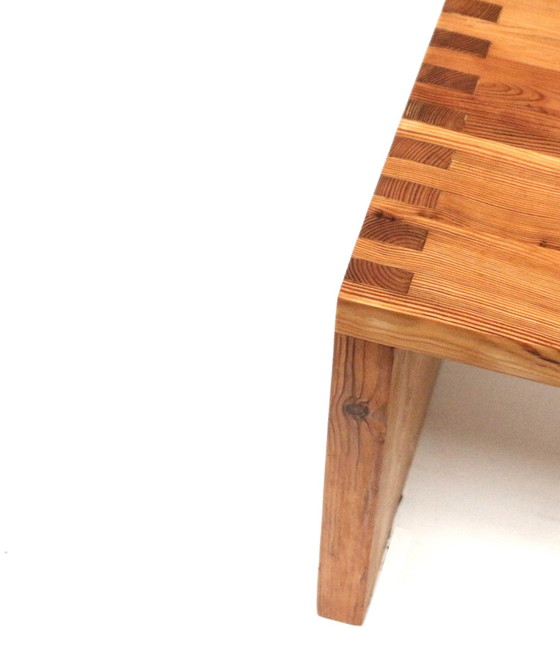 Image 1 of Unieke Set Van 2 Vintage Tafels / Nachtkastjes Van Ate Van Apeldoorn Voor Houtwerk Hattem