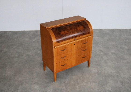 Image 1 of Vintage Zweedse Secretaire 