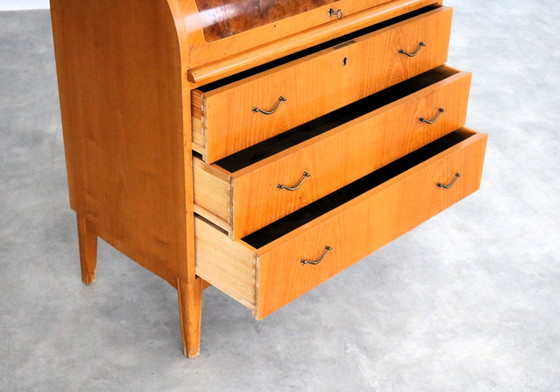 Image 1 of Vintage Zweedse Secretaire 