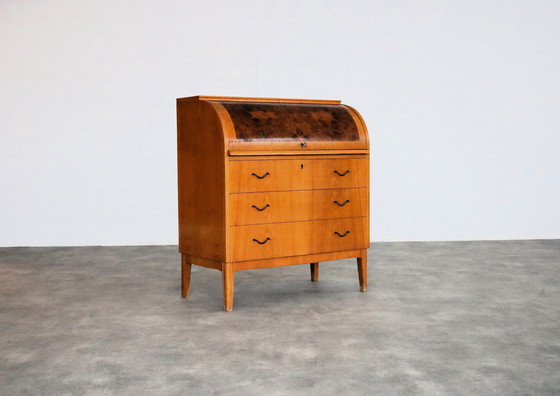 Image 1 of Vintage Zweedse Secretaire 