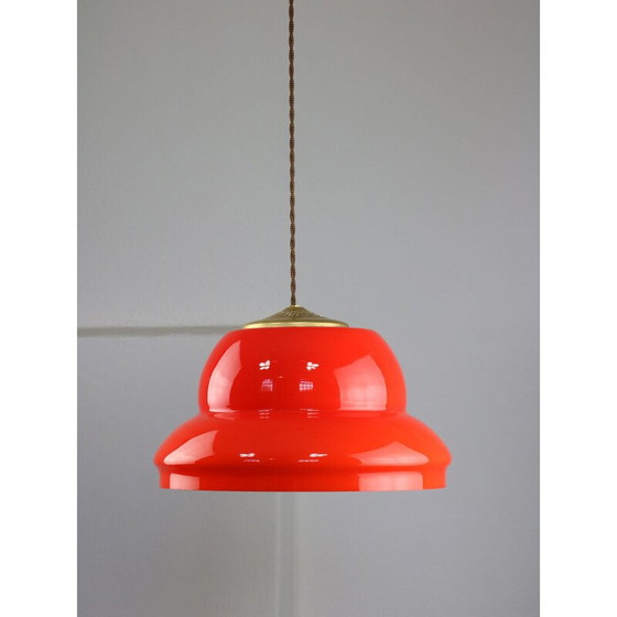 Image 1 of Vintage roodkoperen hanglamp, Italië