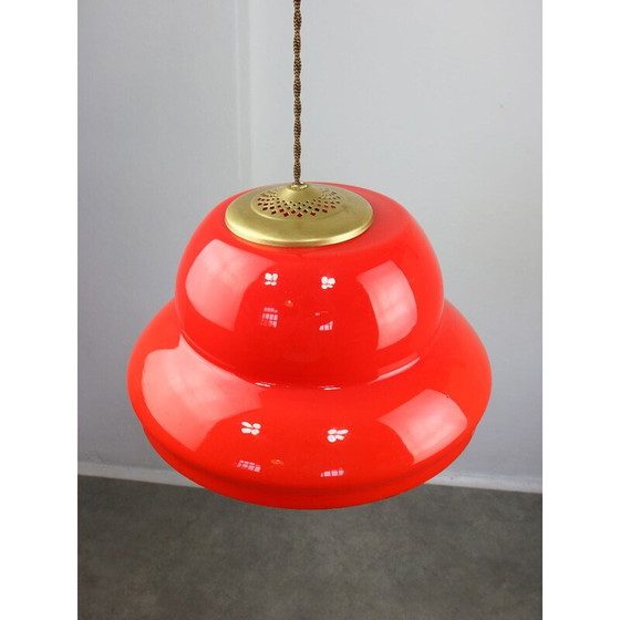 Image 1 of Vintage roodkoperen hanglamp, Italië