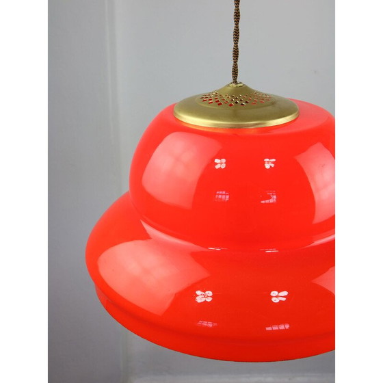 Image 1 of Vintage roodkoperen hanglamp, Italië