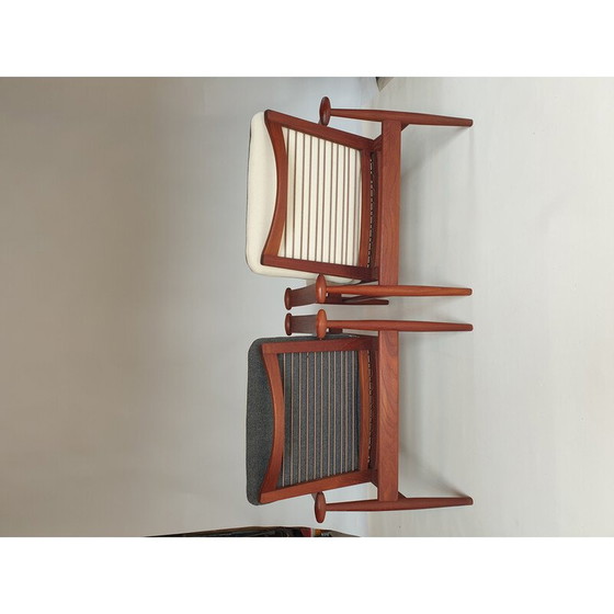 Image 1 of Paar vintage "Spade Chair" fauteuils in teak van Finn Juhl