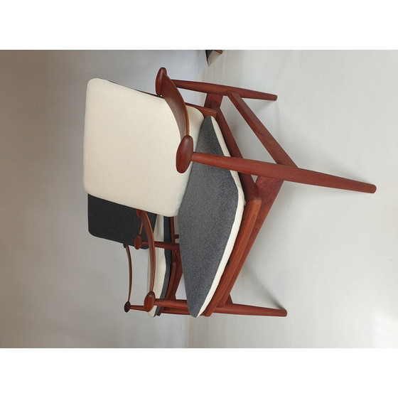 Image 1 of Paar vintage "Spade Chair" fauteuils in teak van Finn Juhl