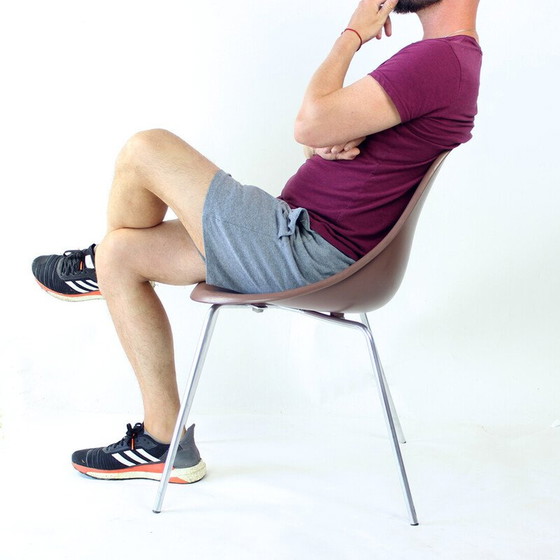 Image 1 of Vintage stalen metalen stoel voor Gaber, Italië 1990