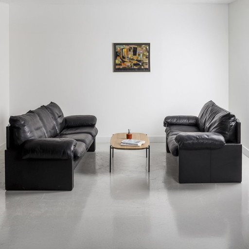 Leder Sofa Set Ds-73 B