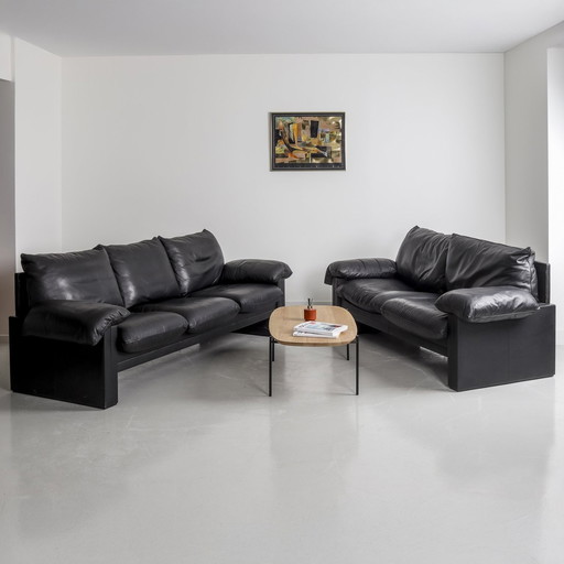 Leder Sofa Set Ds-73 B