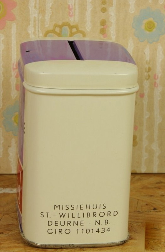 Image 1 of 9184 Vintage Missiebusje Collectebusje Collecteblikje