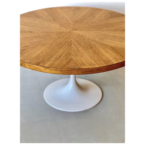 Image 1 of Vintage Tulip Salontafel Met Houten Draaibaar Blad, Door Graeter Vitra