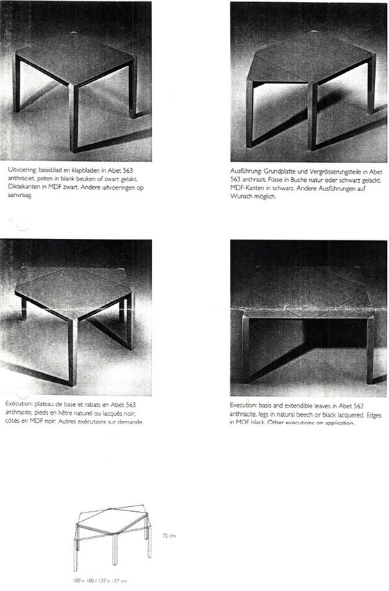 Image 1 of Hennie de Jong TS 7002 Wing eettafel