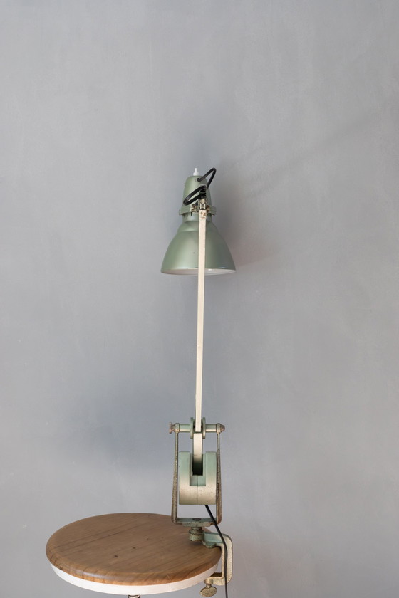 Image 1 of Vintage Industriële Erpé Bureau/Werklamp