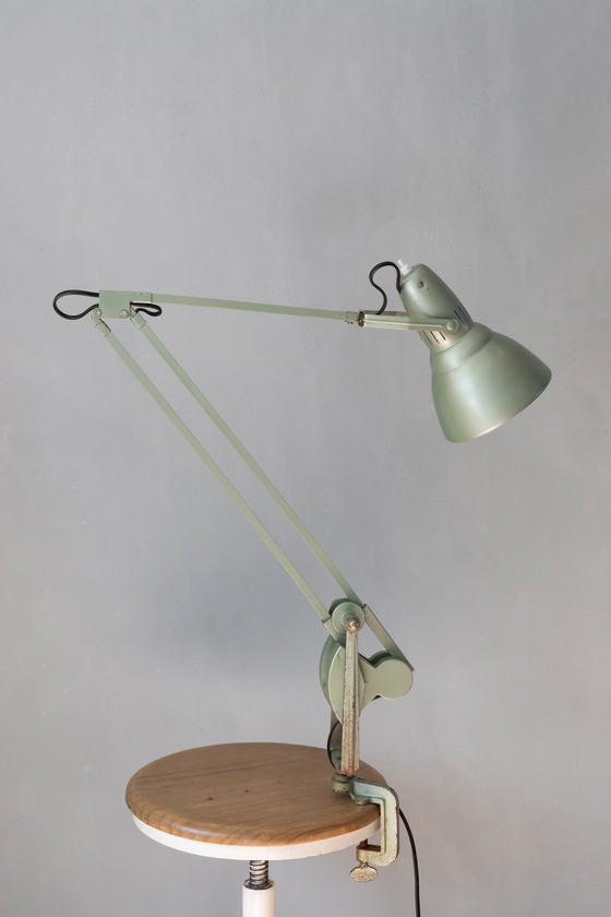 Image 1 of Vintage Industriële Erpé Bureau/Werklamp